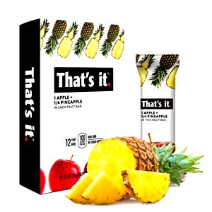 1 bar (20 g) 100% All Fruit Pineapple Fruit Bar
