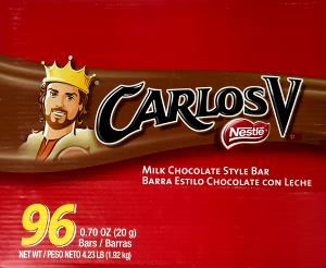1 bar (21 g) Carlos V Chocolate Bar