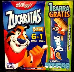 1 bar (21 g) Zucaritas Bar
