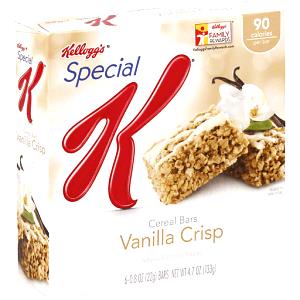 1 bar (22 g) Special K Cereal Bars - Vanilla Crisp