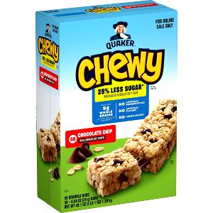 1 bar (24 g) Chewy 25% Less Sugar Granola Bars - Chocolate Chip