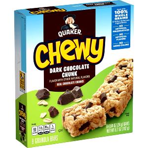 1 bar (24 g) Chewy 90 Calorie Lowfat Granola Bars - Chocolate Chunk