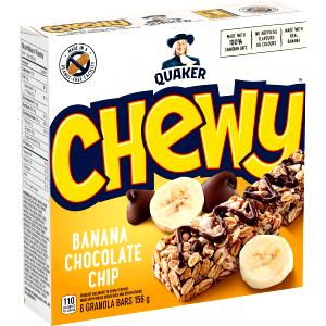 1 bar (24 g) Chewy Granola Bars - Banana Chocolate Chip