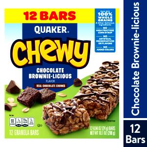 1 bar (24 g) Chewy Granola Bars - Chocolate Brownie-Licious