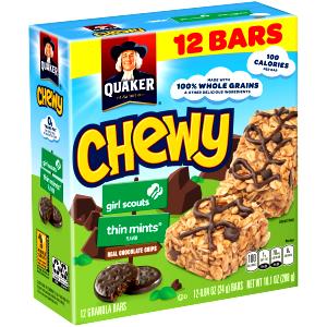 1 bar (24 g) Chewy Granola Bars - Thin Mint
