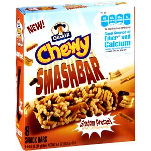 1 bar (24 g) Chewy Smashbar - Graham Pretzel