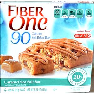 1 bar (25 g) 90 Calorie Soft Baked Bars - Caramel Sea Salt