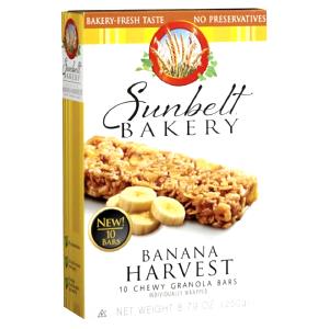 1 bar (25 g) Banana Harvest Chewy Granola Bar