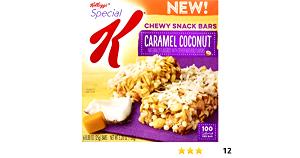1 bar (25 g) Special K Chewy Snack Bars - Caramel Coconut