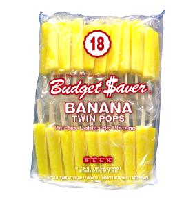 1 bar (2.5 oz) Banana Twin Pop