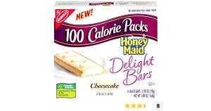 1 bar (28 g) Honey Maid 100 Calorie Delight Bars - Cheesecake