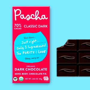 1 bar (28 g) Organic Dark Chocolate (61% Cacao)