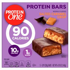 1 bar (28 g) Protein One Salted Caramel Crisp