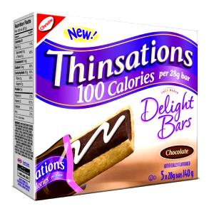 1 bar (28 g) Thinsations Delight Bars