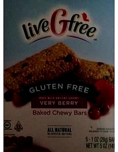 1 bar (28 g) Very Berry Chewy Bar