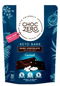 1 bar (28.4 g) Keto Bark Dark Chocolate with Coconut