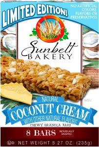 1 bar (29 g) Coconut Cream Chewy Granola Bar