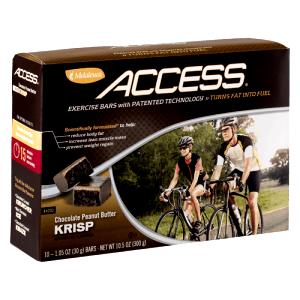 1 bar (30 g) Access Chocolate Peanut Butter Krisp Bar