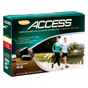 1 bar (30 g) Access Mint Chocolate Bar