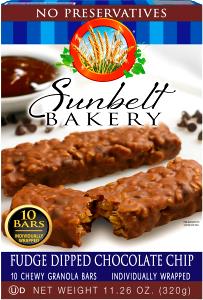 1 bar (30 g) Fudge Dipped Chocolate Chip Chewy Granola Bar (30g)