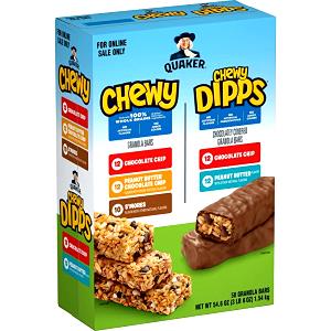 1 bar (31 g) Chewy Dipps Granola Bars - Cookies & Creams