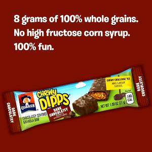 1 bar (31 g) Chewy Dipps Granola Bars - Dark Chocolatey