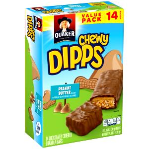 1 bar (31 g) Chewy Dipps Granola Bars - Peanut Butter Chocolate