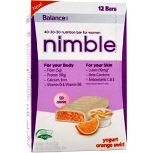 1 bar (33 g) Nimble Yogurt Orange Swirl