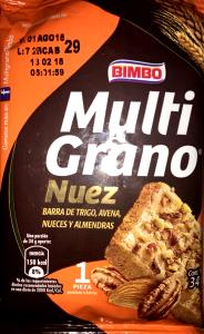 1 bar (34 g) Barra Multigrano Nuez