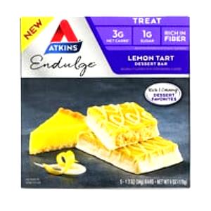1 bar (34 g) Endulge Lemon Tart