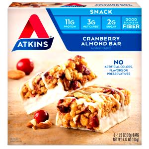 1 bar (35 g) Advantage Morning Cranberry Almond Bar