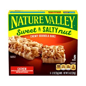 1 bar (35 g) Chewy Granola Bars - Cashew Sweet & Salty