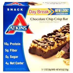 1 bar (35 g) Chocolate Chip Snack Bar