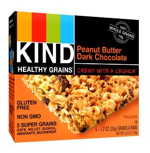 1 bar (35 g) Healthy Grains Peanut Butter Dark Chocolate