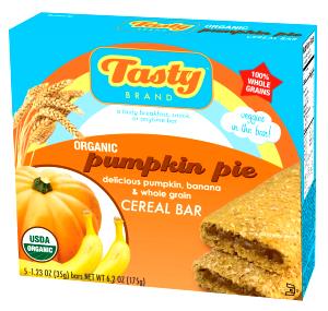 1 bar (35 g) Organic Pumpkin Pie Cereal Bar