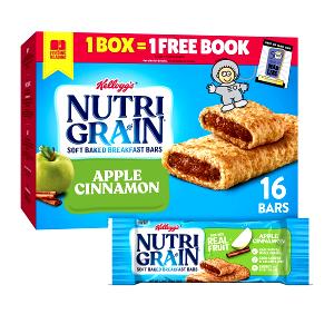 1 bar (35 g) Simple Harvest Chewy Multigrain Granola Bars - Cinnamon Brown Sugar with Apples & Cranberries