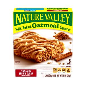 1 bar (35 g) Soft Baked Oatmeal Squares - Cinnamon Brown Sugar