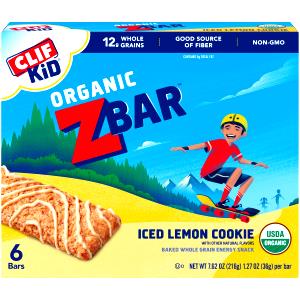1 bar (36 g) Clif Kid Organic Z Bar - Iced Lemon Cookie