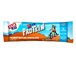 1 bar (36 g) Clif Kid Z Bar Protein - Peanut Butter Chocolate