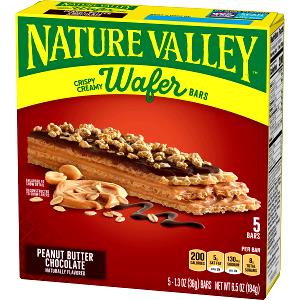 1 bar (36 g) Crispy Creamy Wafer Bars Peanut Butter
