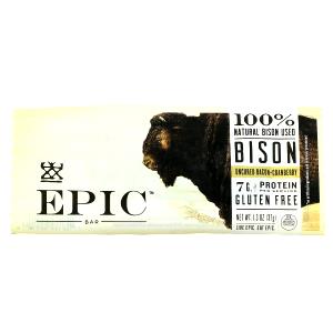 1 bar (37 g) Bison Uncured Bacon Cranberry Bar