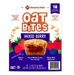 1 bar (37 g) Mixed Berry Oat Bites