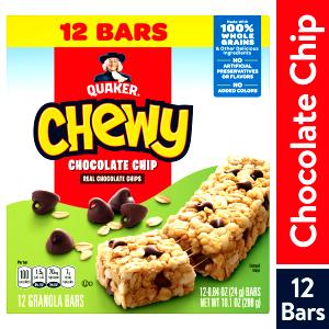 1 bar (37 g) Multi-Grain Cereal Bars - Chewy Chocolate Chip