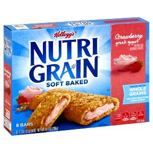 1 bar (37 g) Nutri-Grain Cereal Bar - Strawberry Greek Yogurt