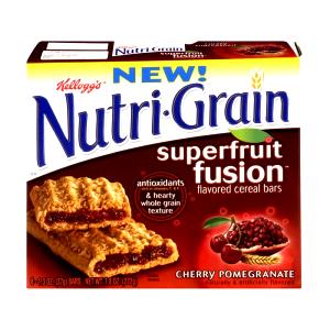 1 bar (37 g) Nutri-Grain Superfruit Fusion Cereal Bar - Cherry Pomegranate