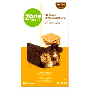 1 bar (38 g) Good to Go Bars - Fudge Graham