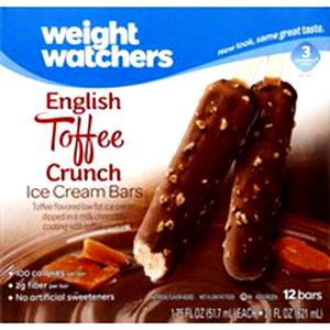 1 bar (39 g) 100 Calorie English Toffee Ice Cream Bar