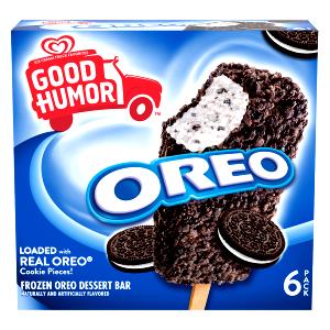 1 bar (4 oz) Ice Cream Bars - Oreo Cookies