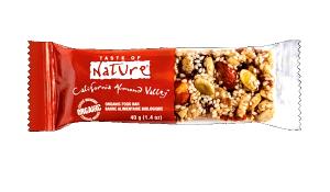 1 bar (40 g) California Almond Valley Organic Food Bar