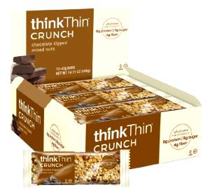 1 bar (40 g) Chocolate Dipped Mixed Nuts Crunch Bar